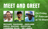 International Cricketers Michael Vaughan, Abdul Razzaq and Chamara Silva to Visit Thumbay Hospital